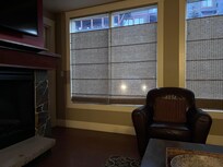 Headlights through blinds