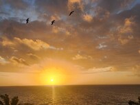 Sunrise from the balcony