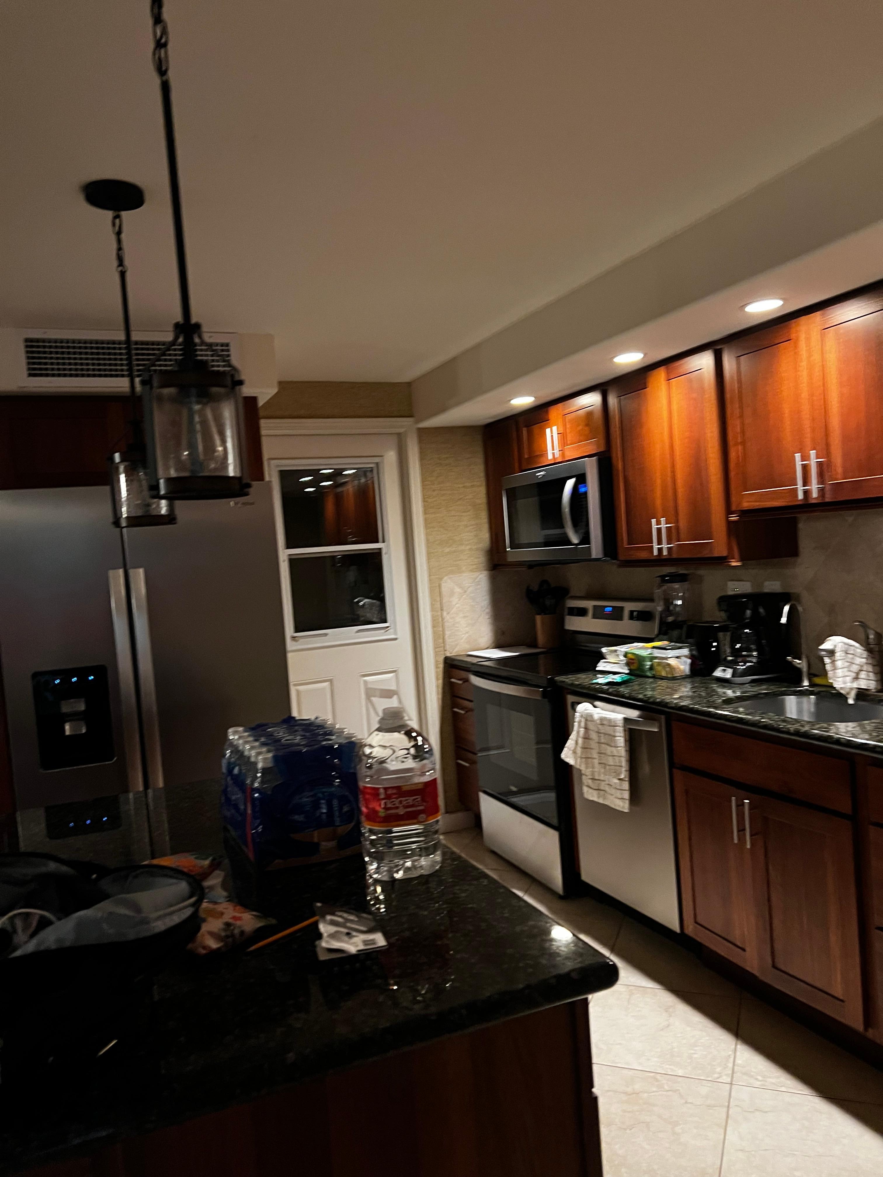 Full kitchen with new appliances, new dishes & utensils. Spotless!