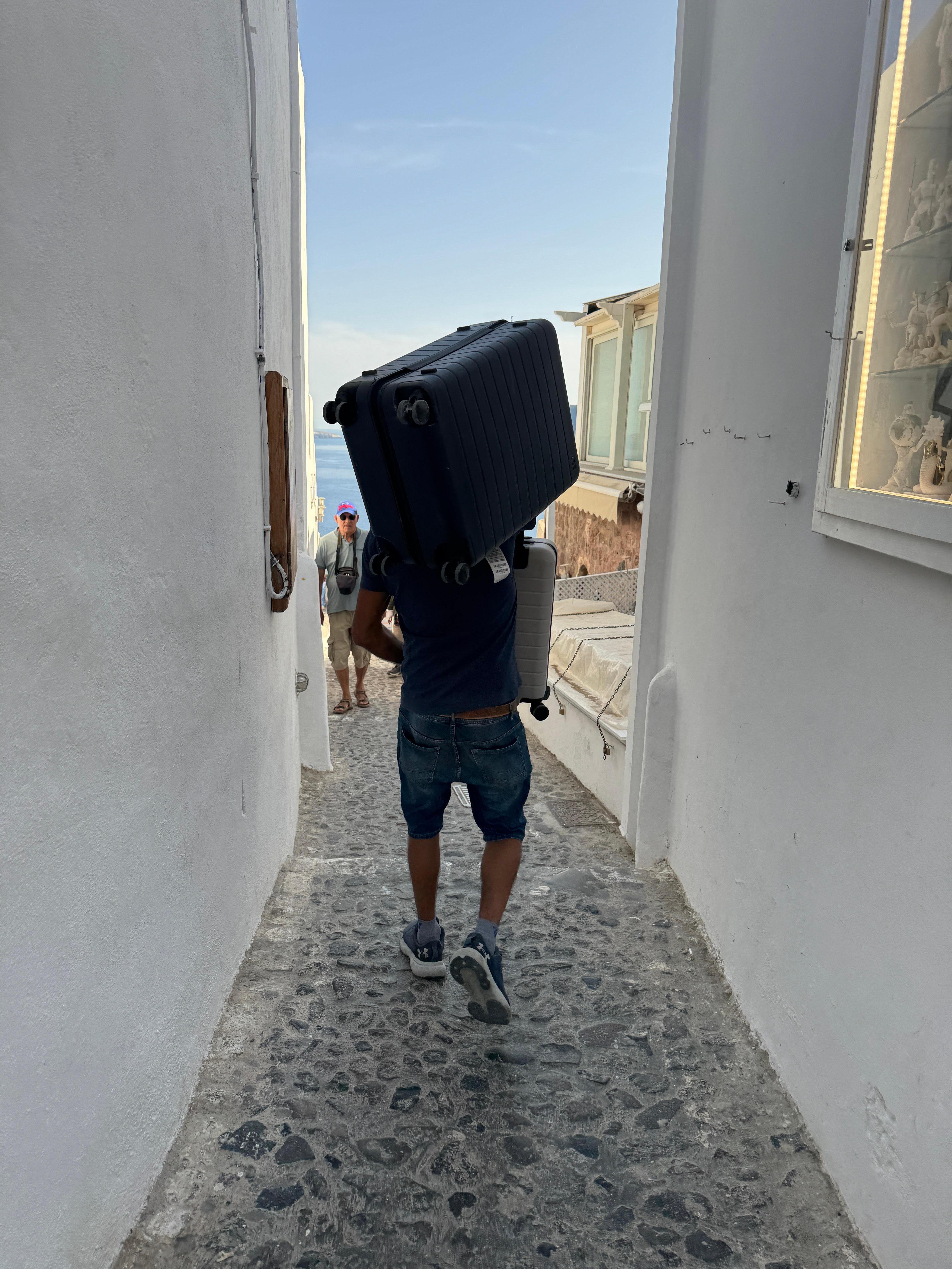 We rented a car, easily found the meeting point. Grateful for the porter who helped us with our bags to the hotel