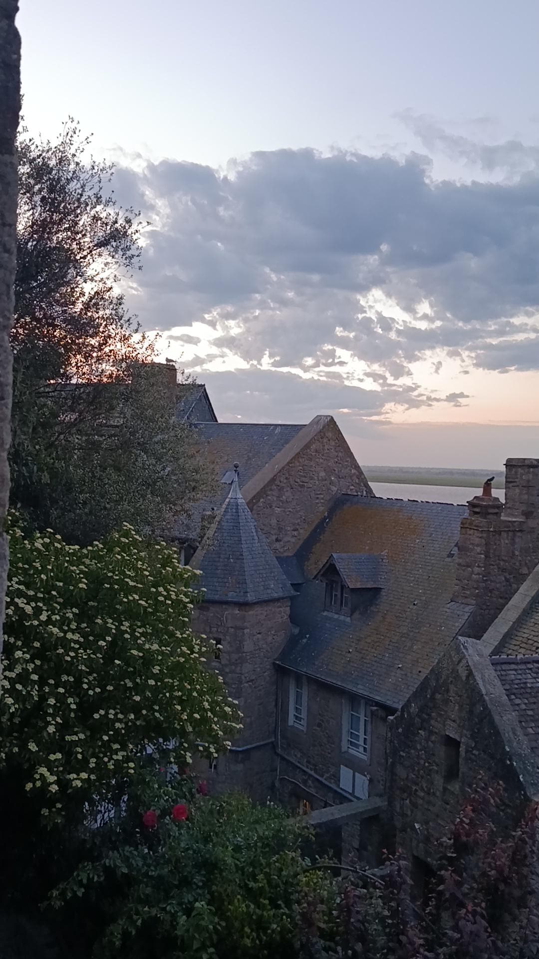 Vue au lever du soleil