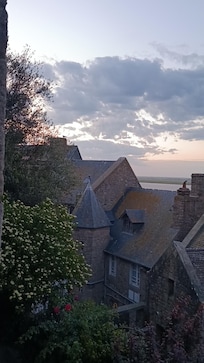 Vue au lever du soleil