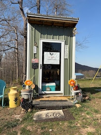 Local store with fresh eggs, jam and more!