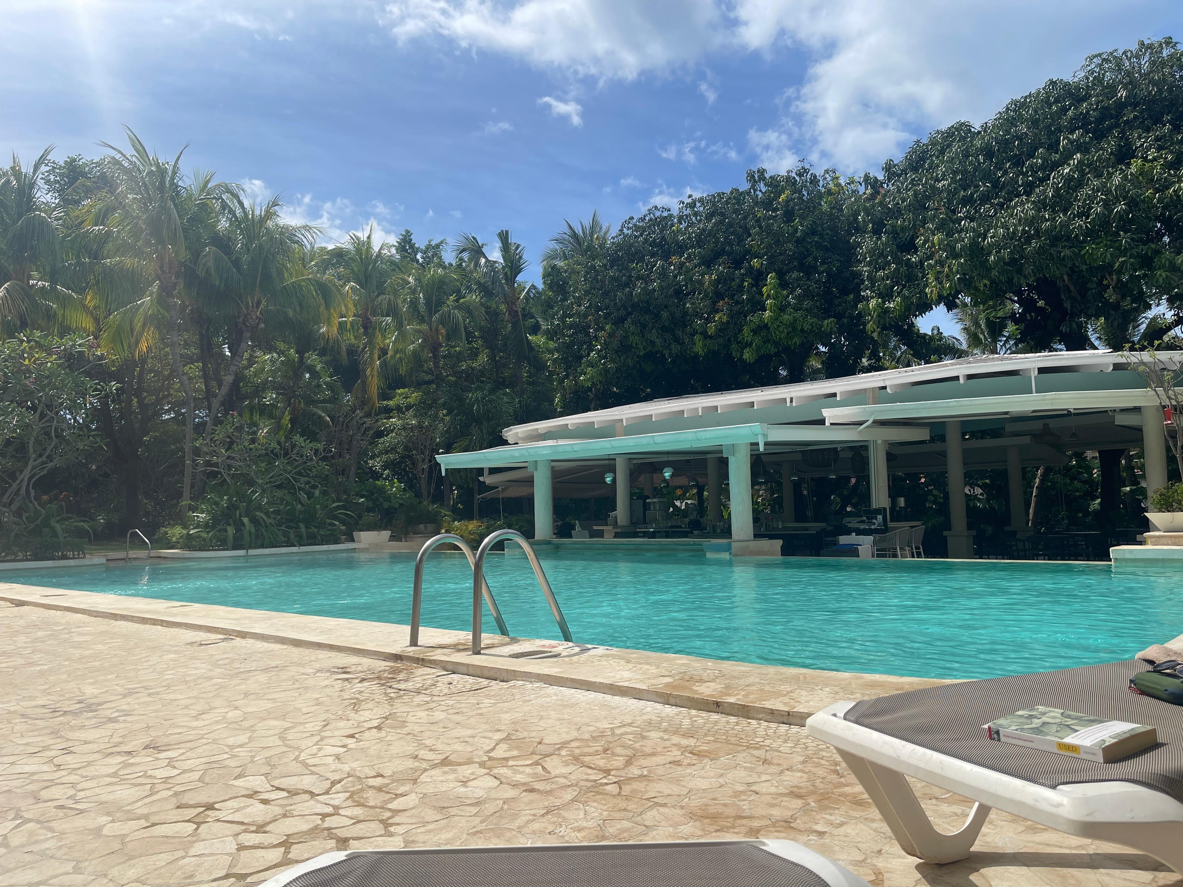 One of the 4 pools is for adults only, good for quiet moments for exercise swim, or private suntanning 