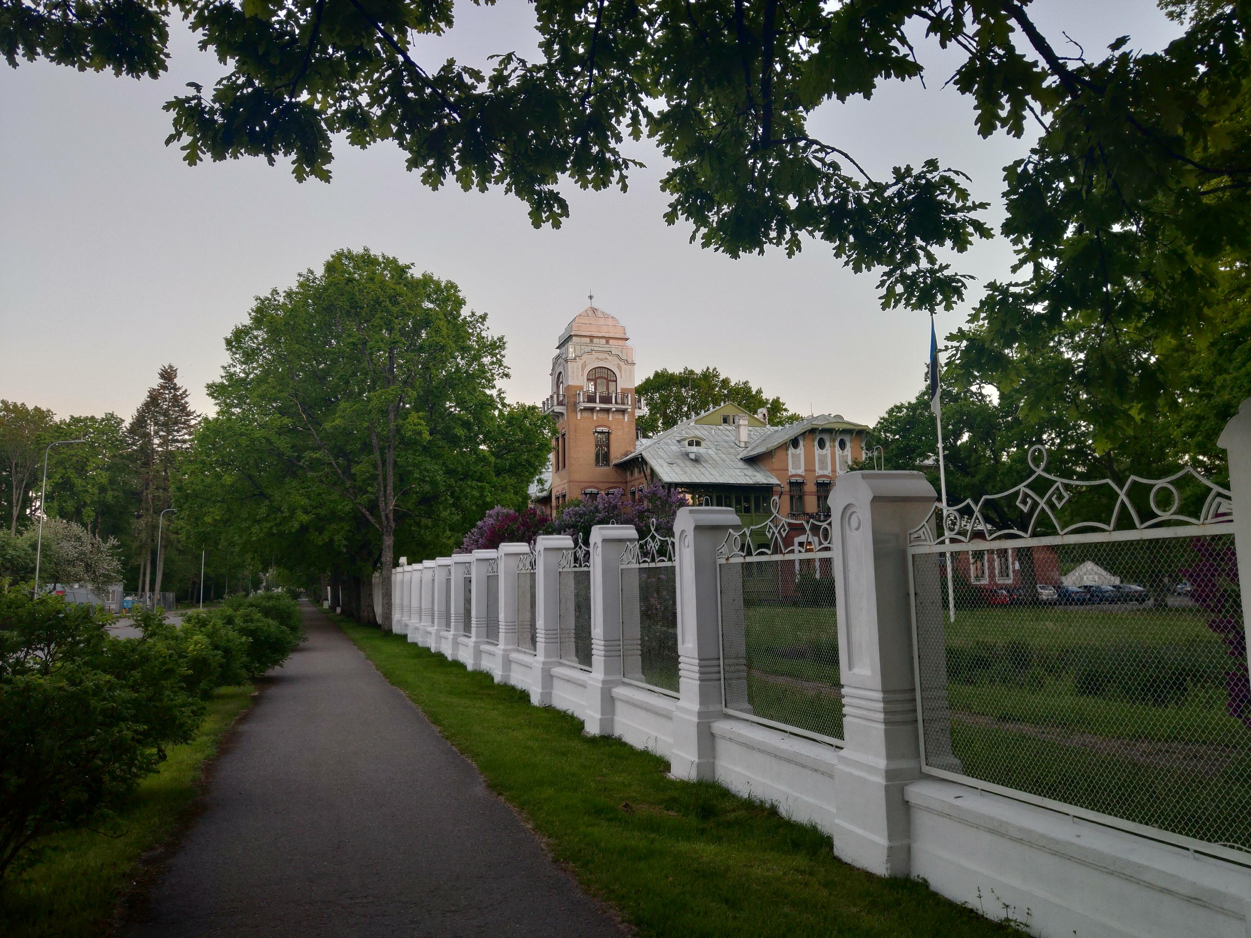 Manor house from afar