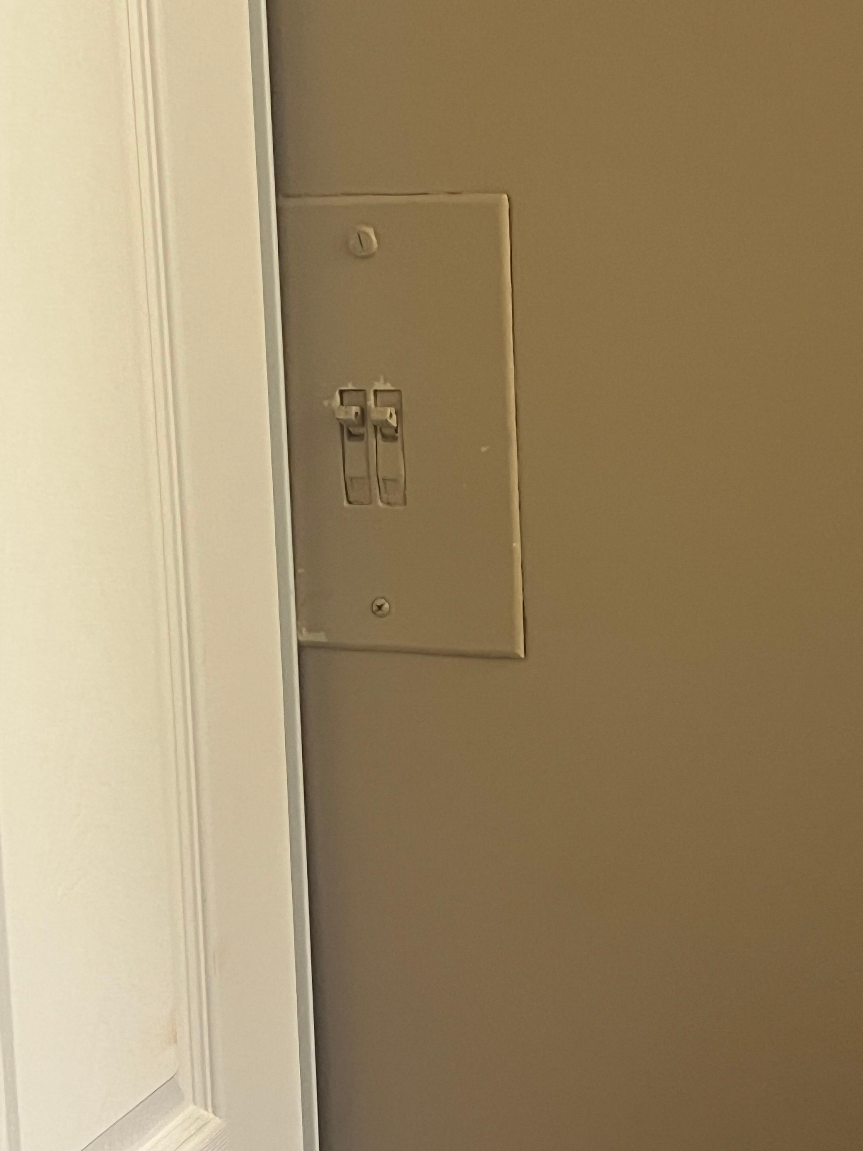Painted over breakers not covered.