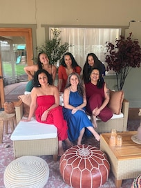 Outside sitting area