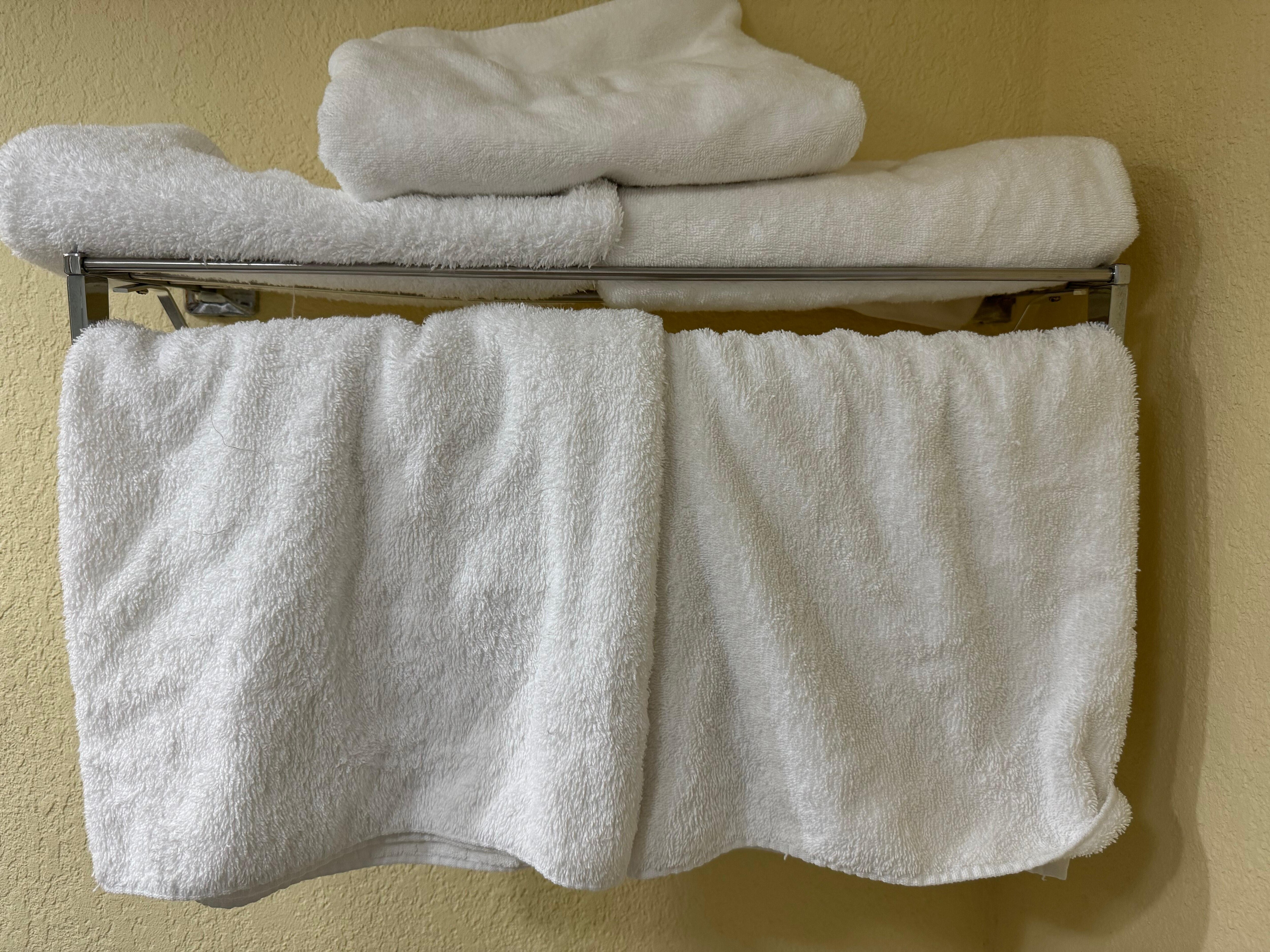 This is how they placed the so called new towels