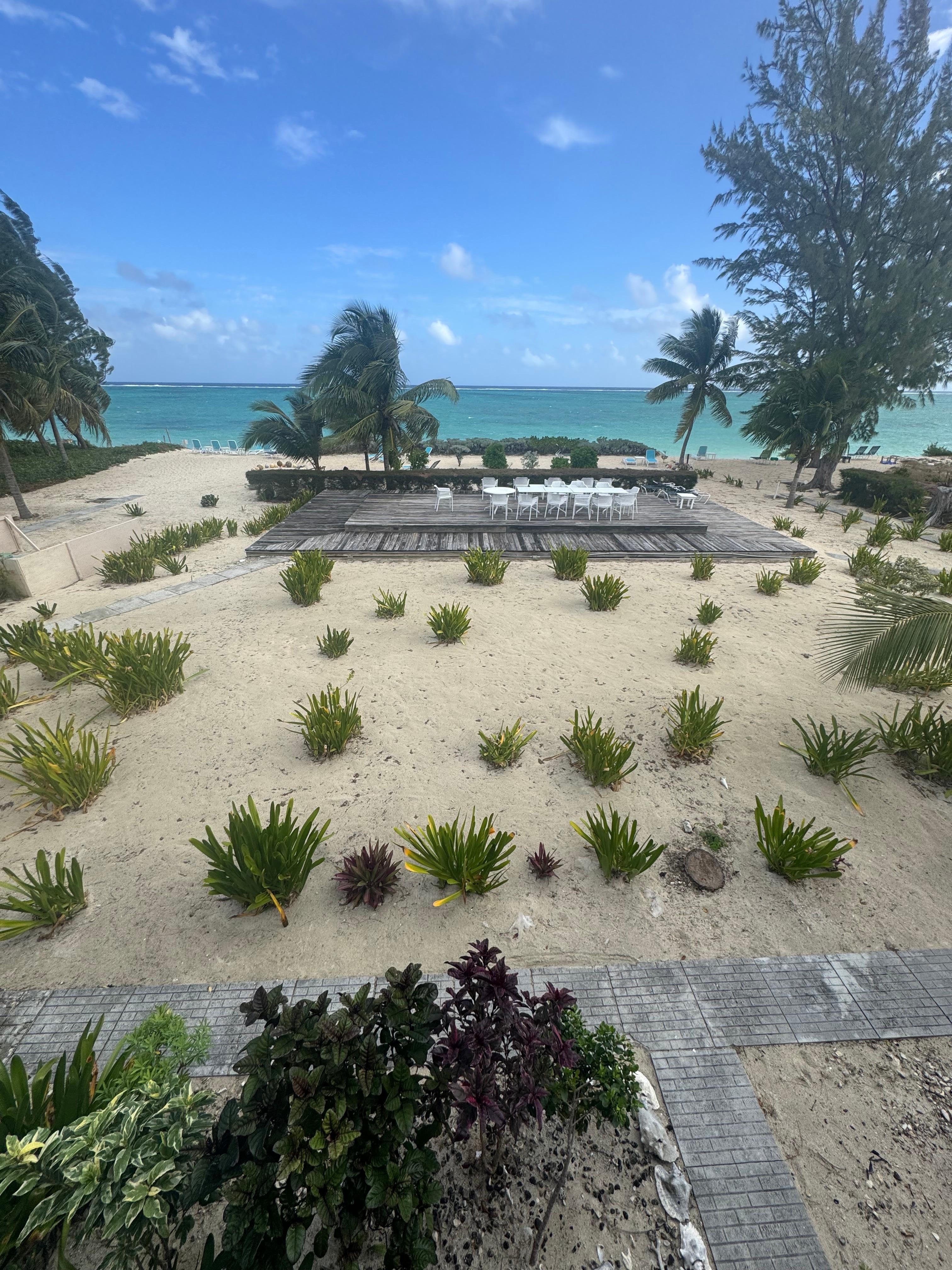 View from second story living room 