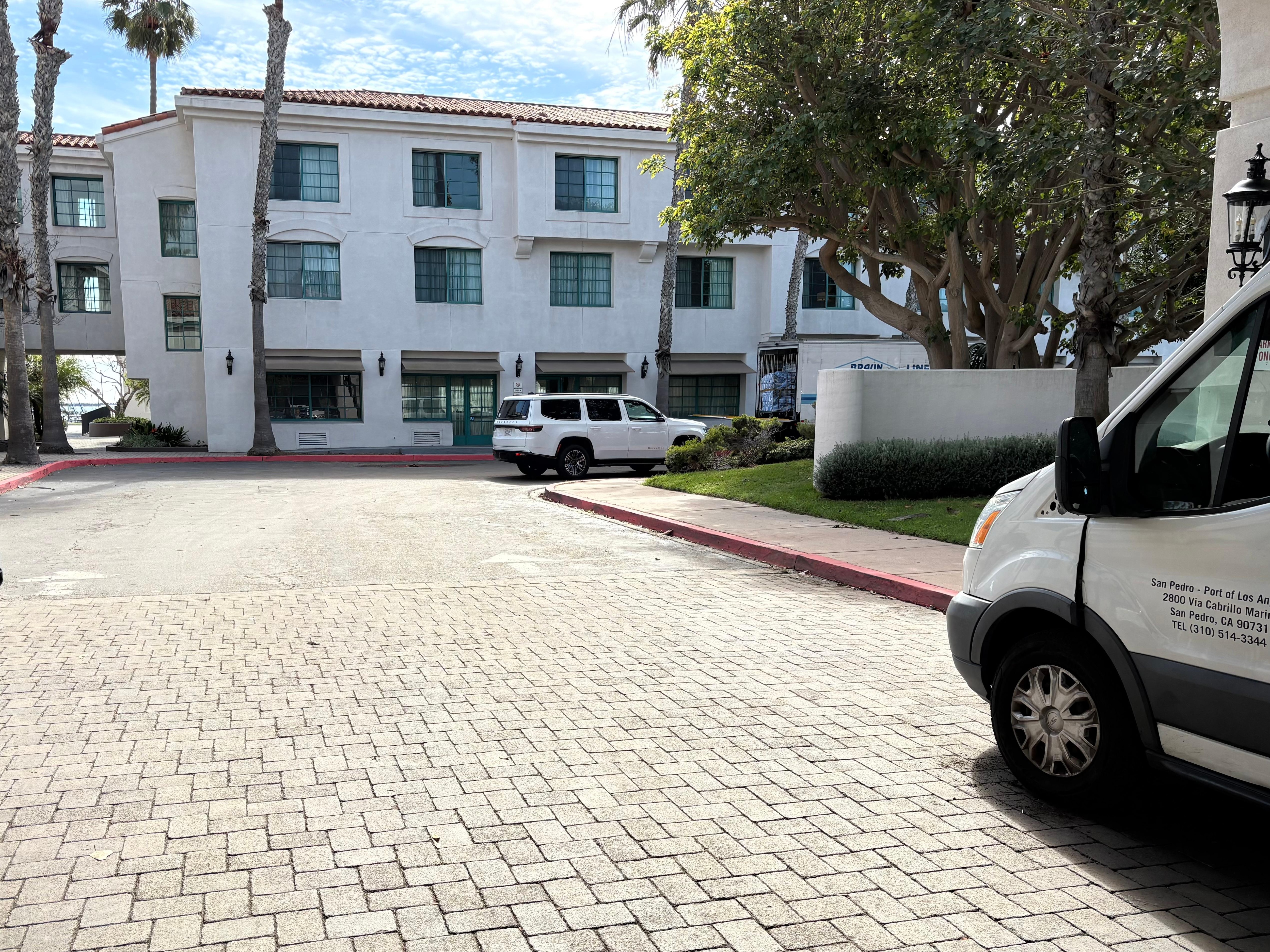 Street which Doubletree San Pedro is on.