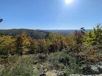 View from a trail in the national park.