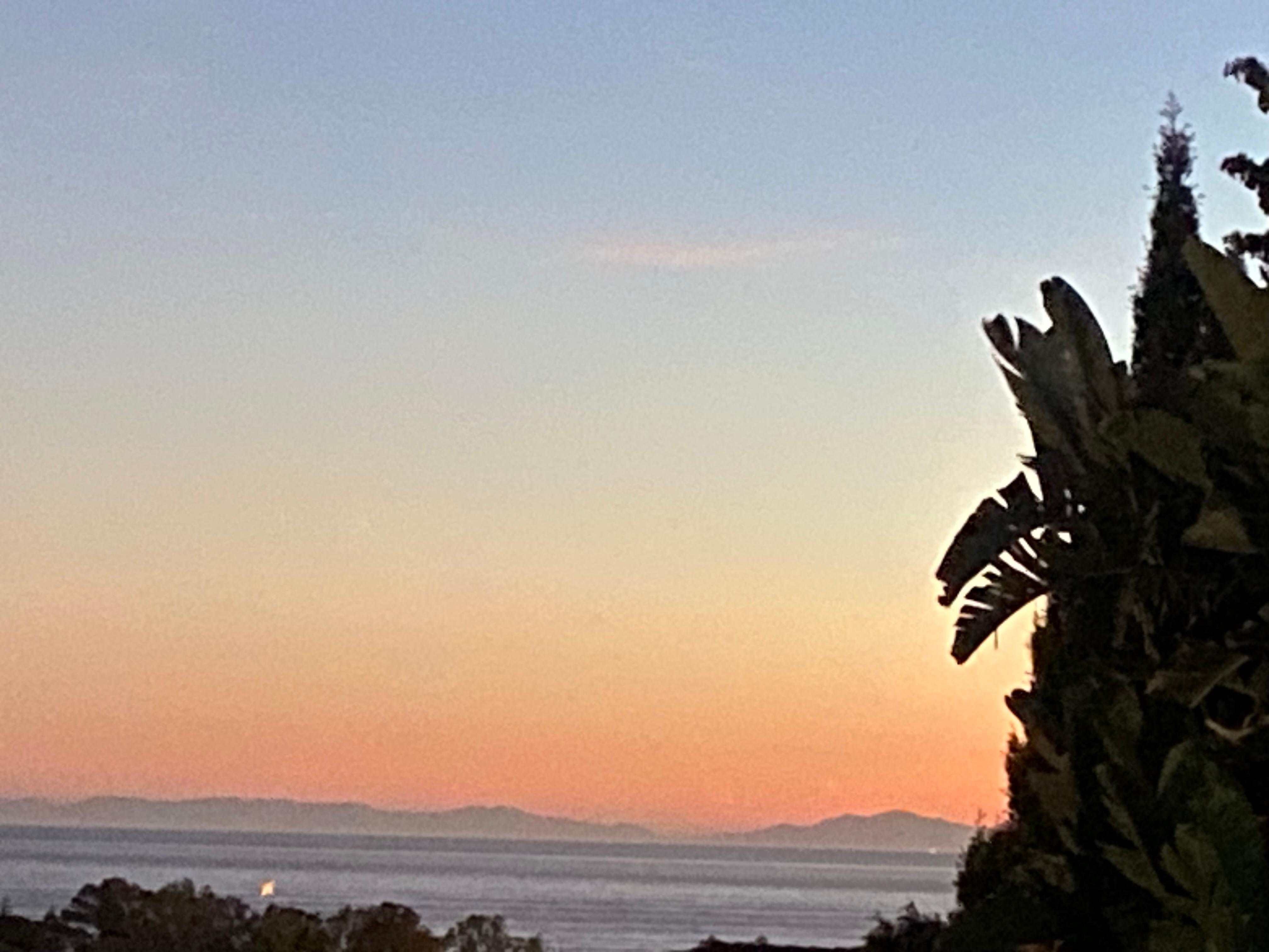 We could see Africa!