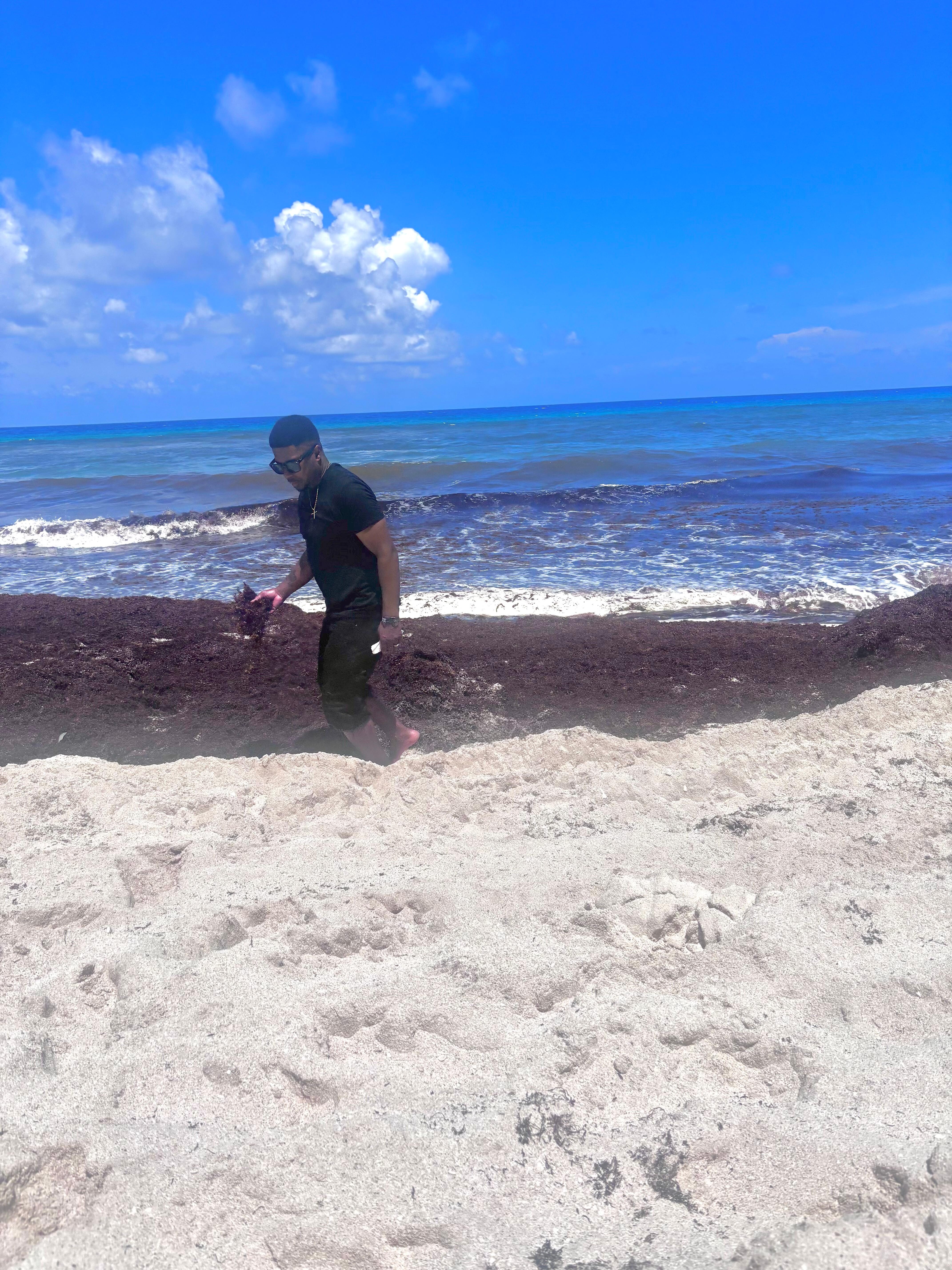 Down on the beach 