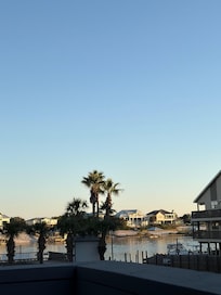 The beach across the road.