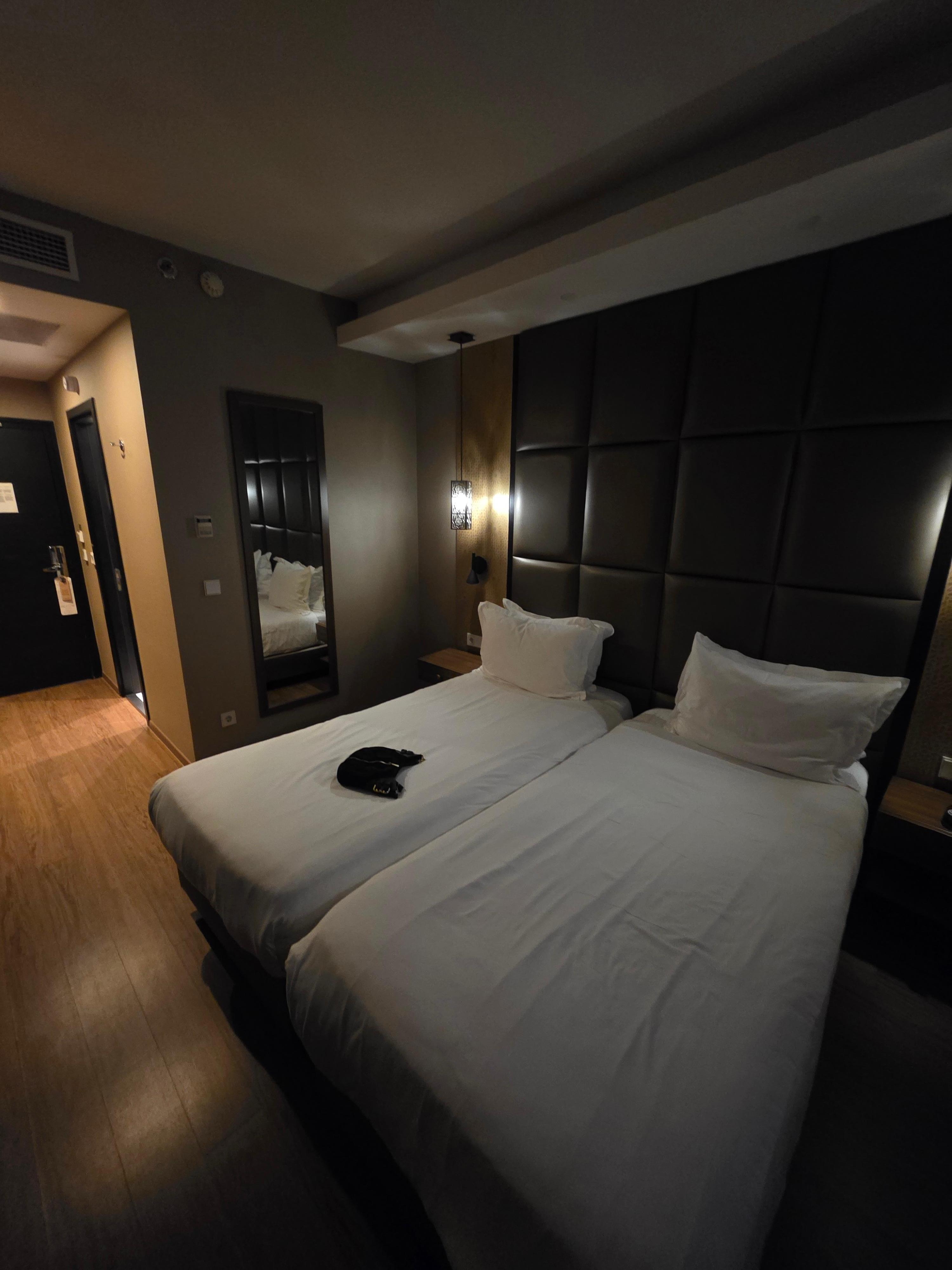 Beds in standard twin clean and very comfy 