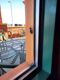 Outside dining patio.