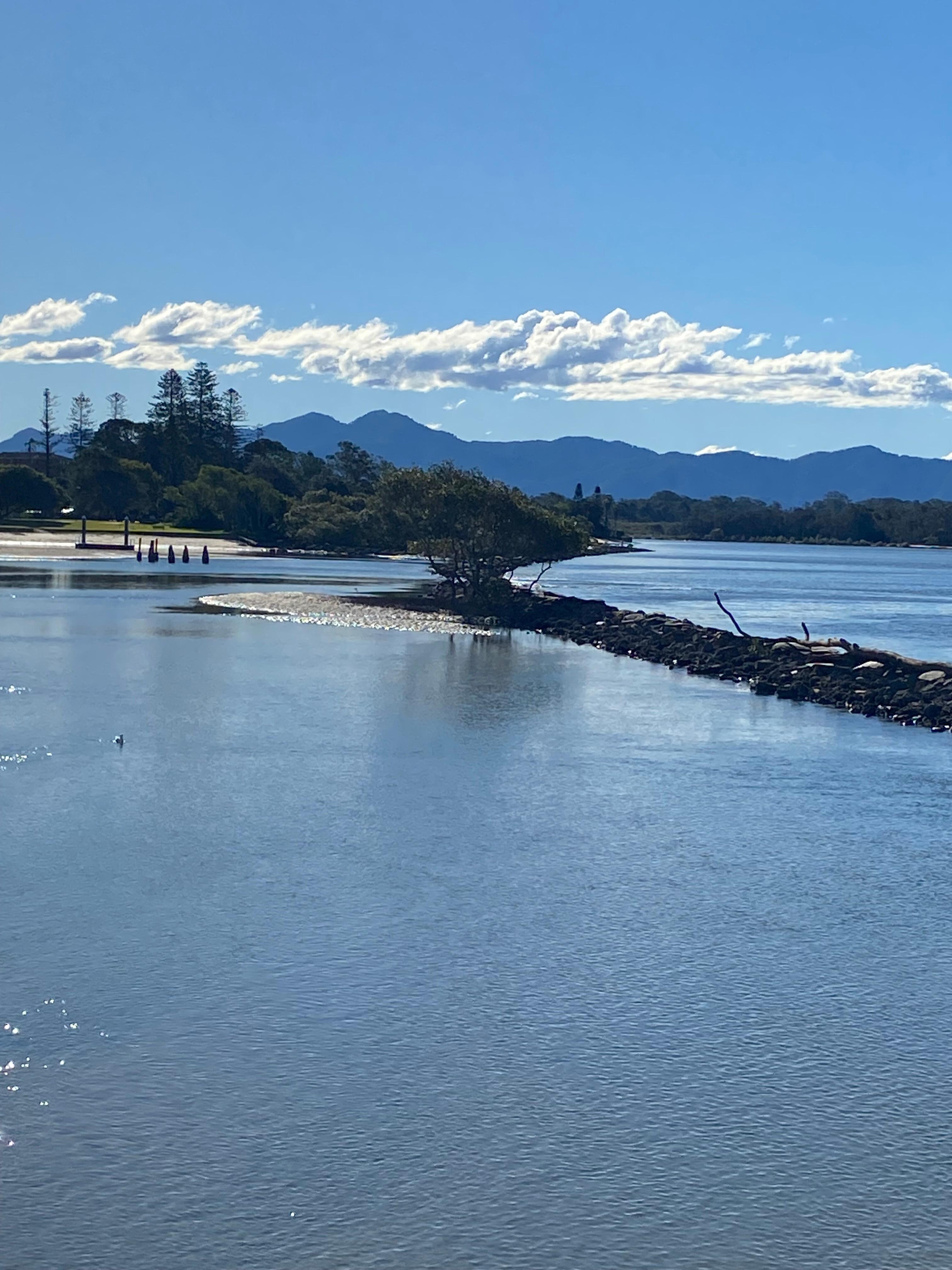 Looking over Lido from the park. 