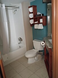 Spacious bathroom
