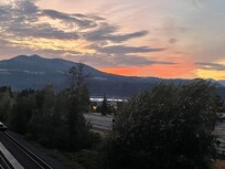 Sunset from the rooftop balcony!
