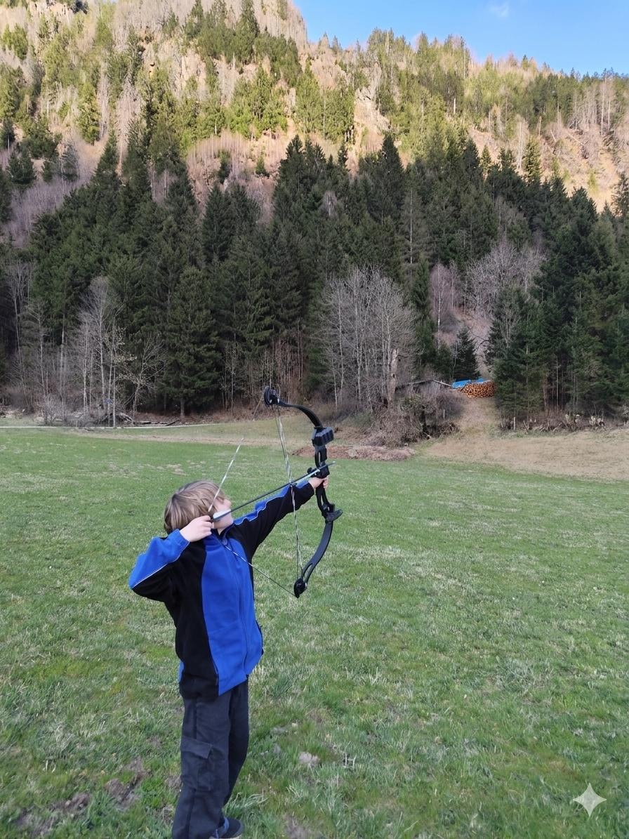 Wiese unterhalb des Hauses 