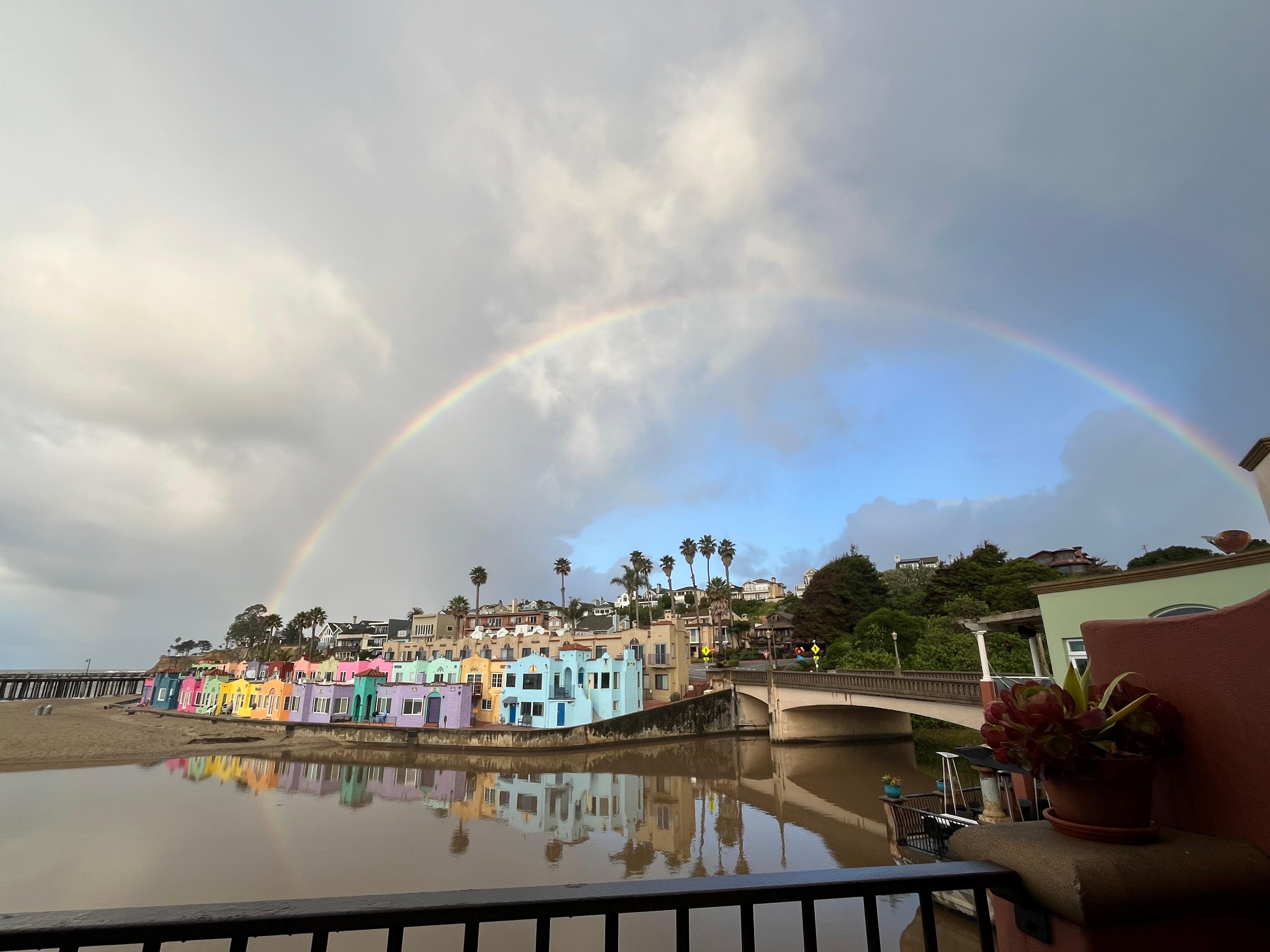 Our last morning- view from Mr. Toot’s coffee shop - 2 min walk from the house. 
