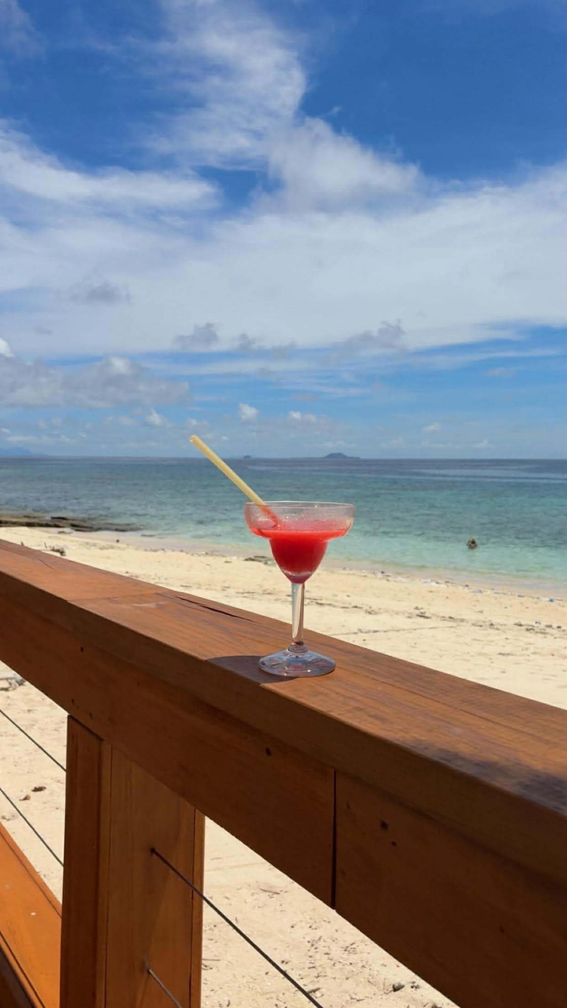 Cocktails on the deck