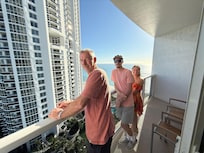 View from the two bedroom suite