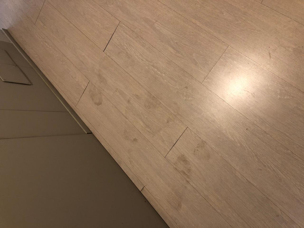 Dirty floor