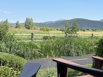 a slightly different angle of the view showing the walking/biking path.