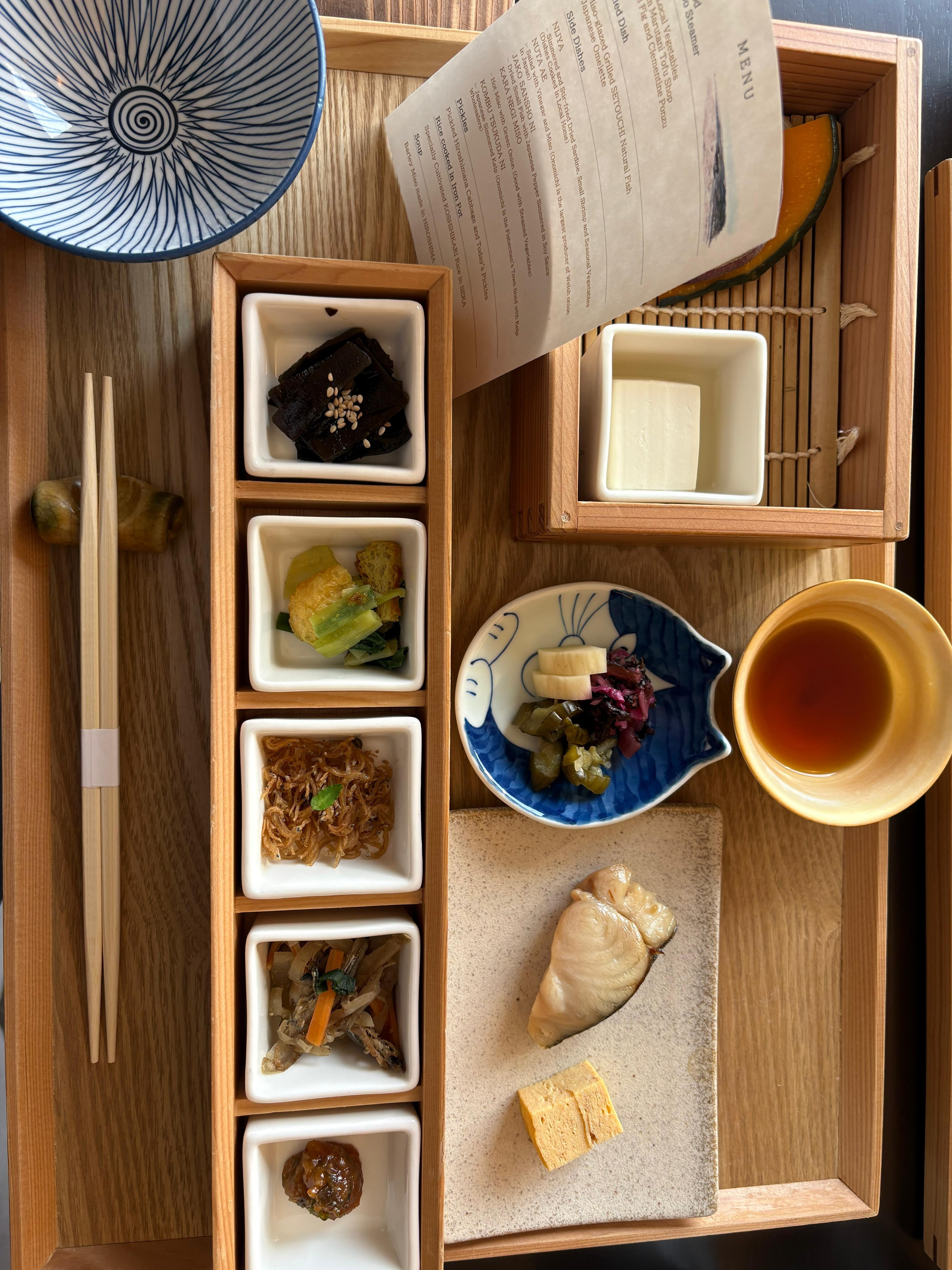 Breakfast Tray (minus rice and soup)