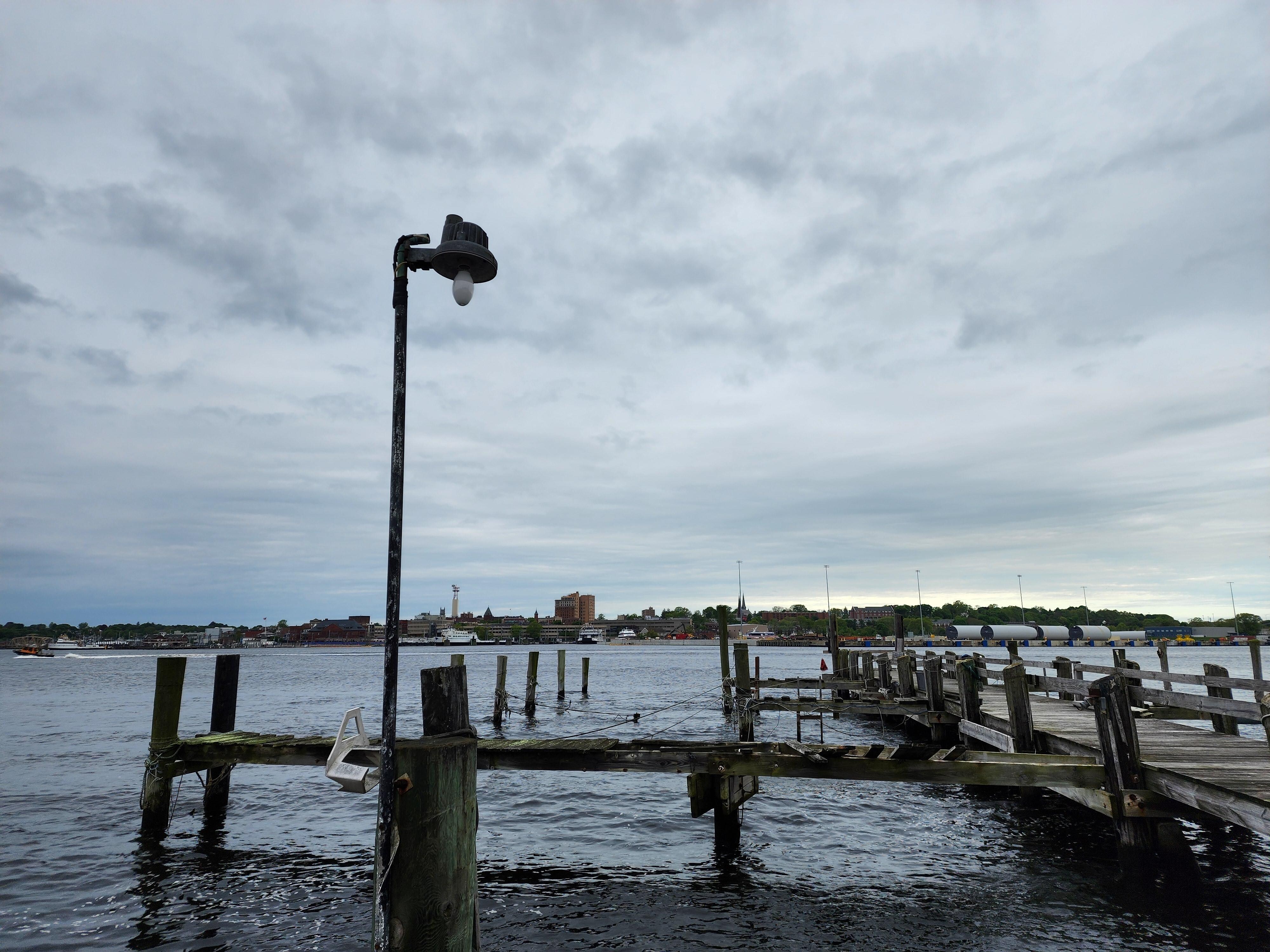 View from parking lot.