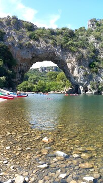 Vallon Pont d'Arc et son arche naturelle