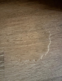 One of the leaks in the lower level.