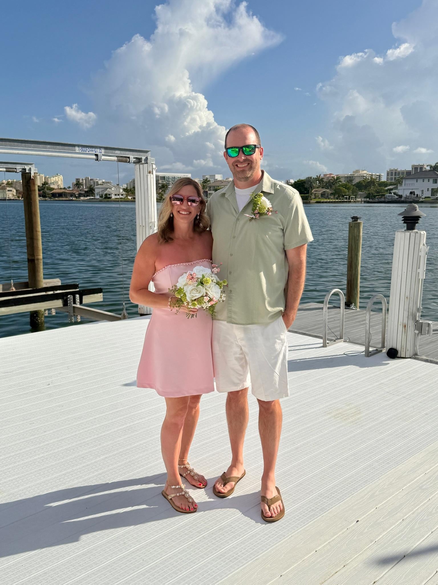 Vow renewal at house 