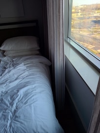 Bed with only one side access.