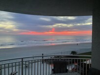Great sunrise view from the balcony!
