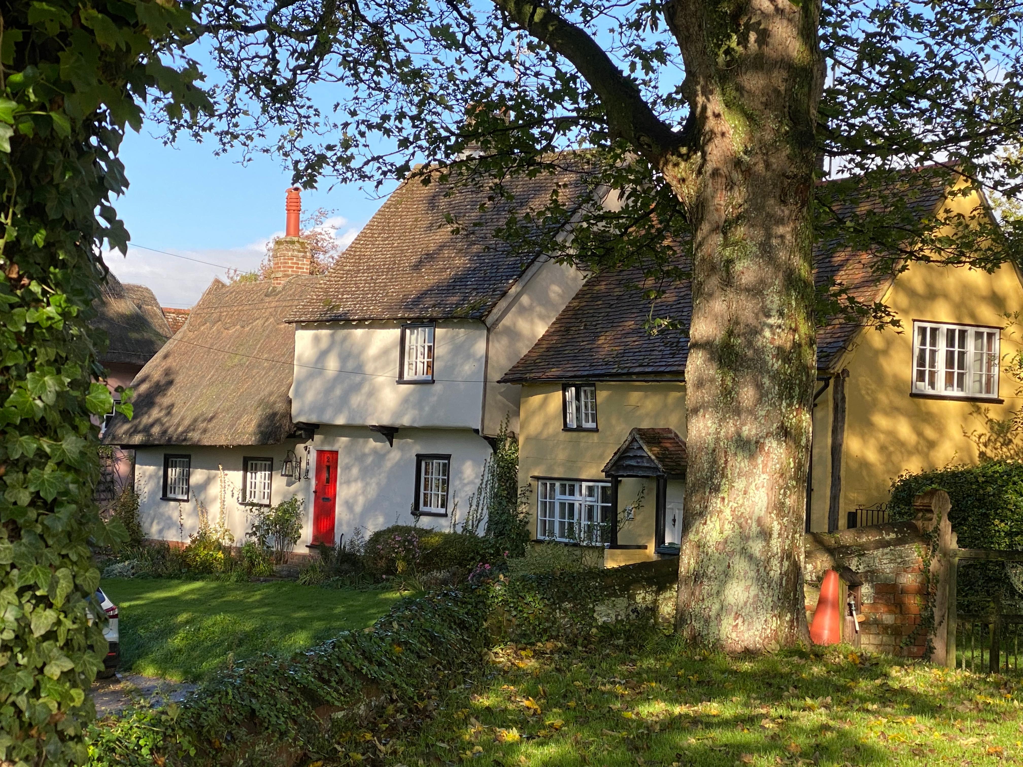 Cottages by the church