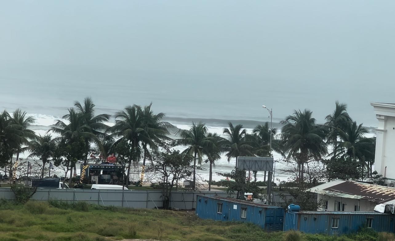 View of Ocean from Rooftop pool of Sunny Ocean Hotel