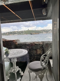 The view from the restaurant