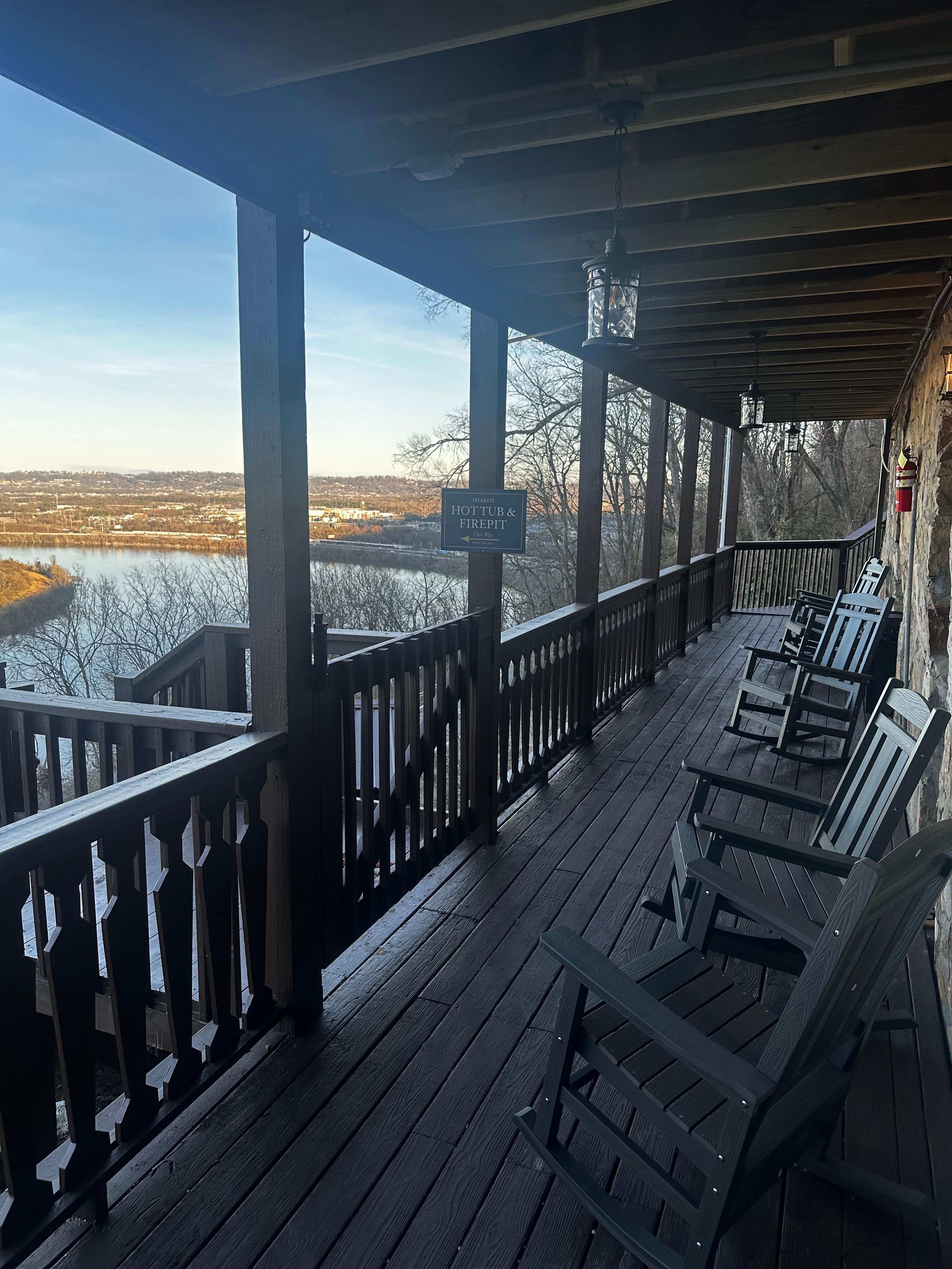 The front porch view 