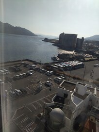 部屋から見えた景色