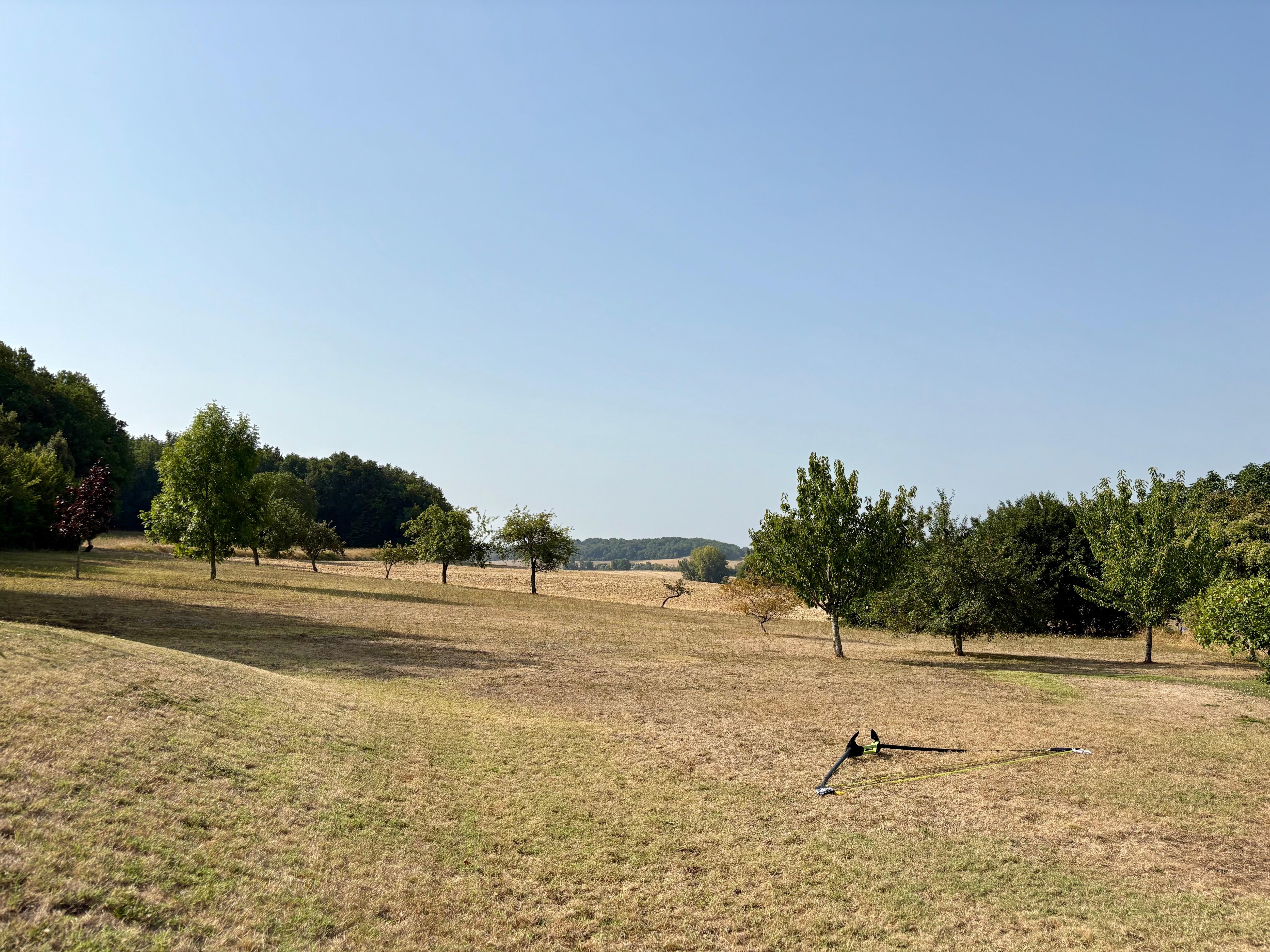 The view from the living room.