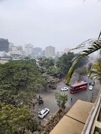 屋上カフェテラスからの眺め
