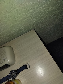 Roach on our night table right next to our bed....