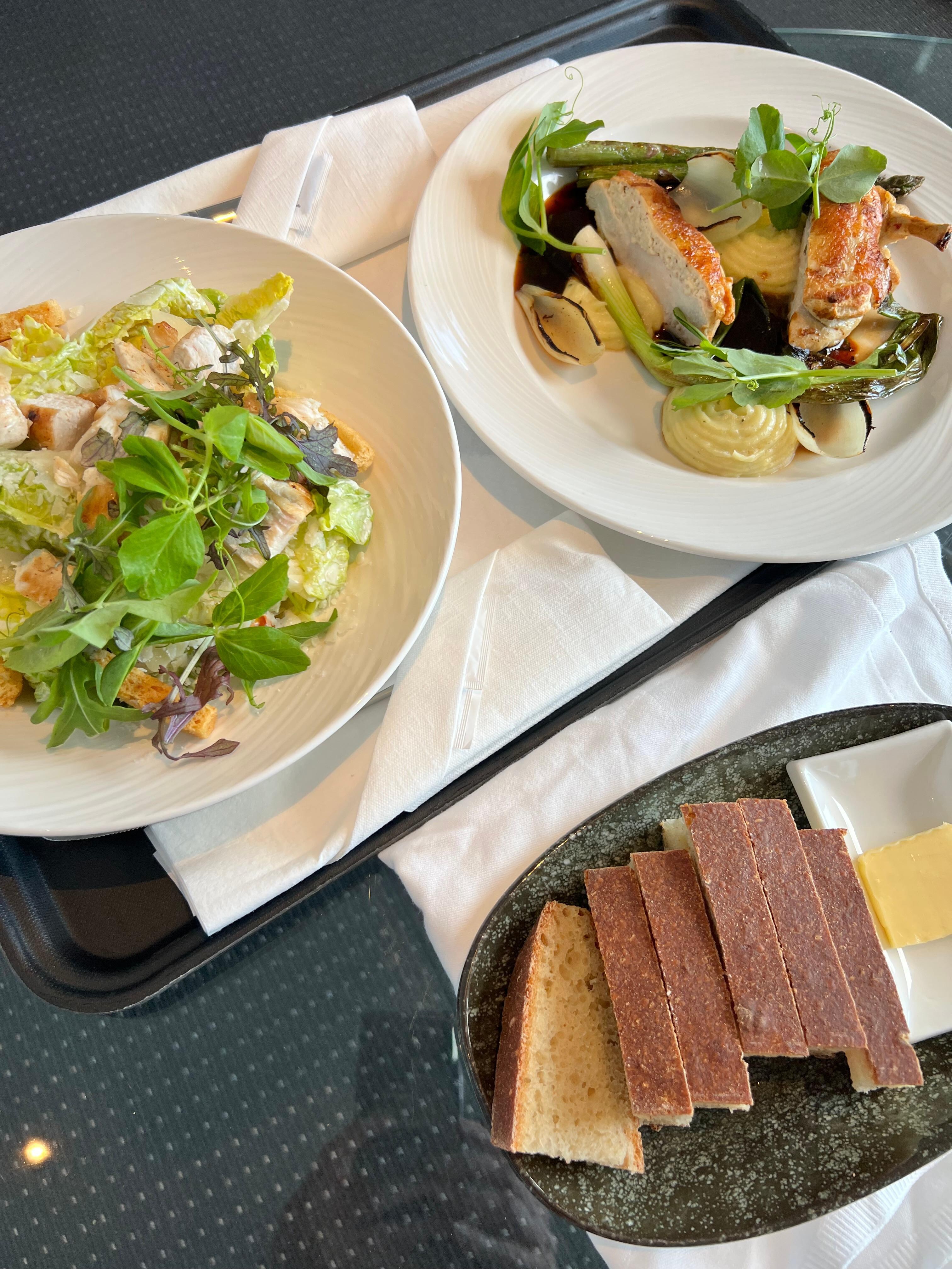 Great room service dinner 