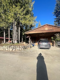 From driveway