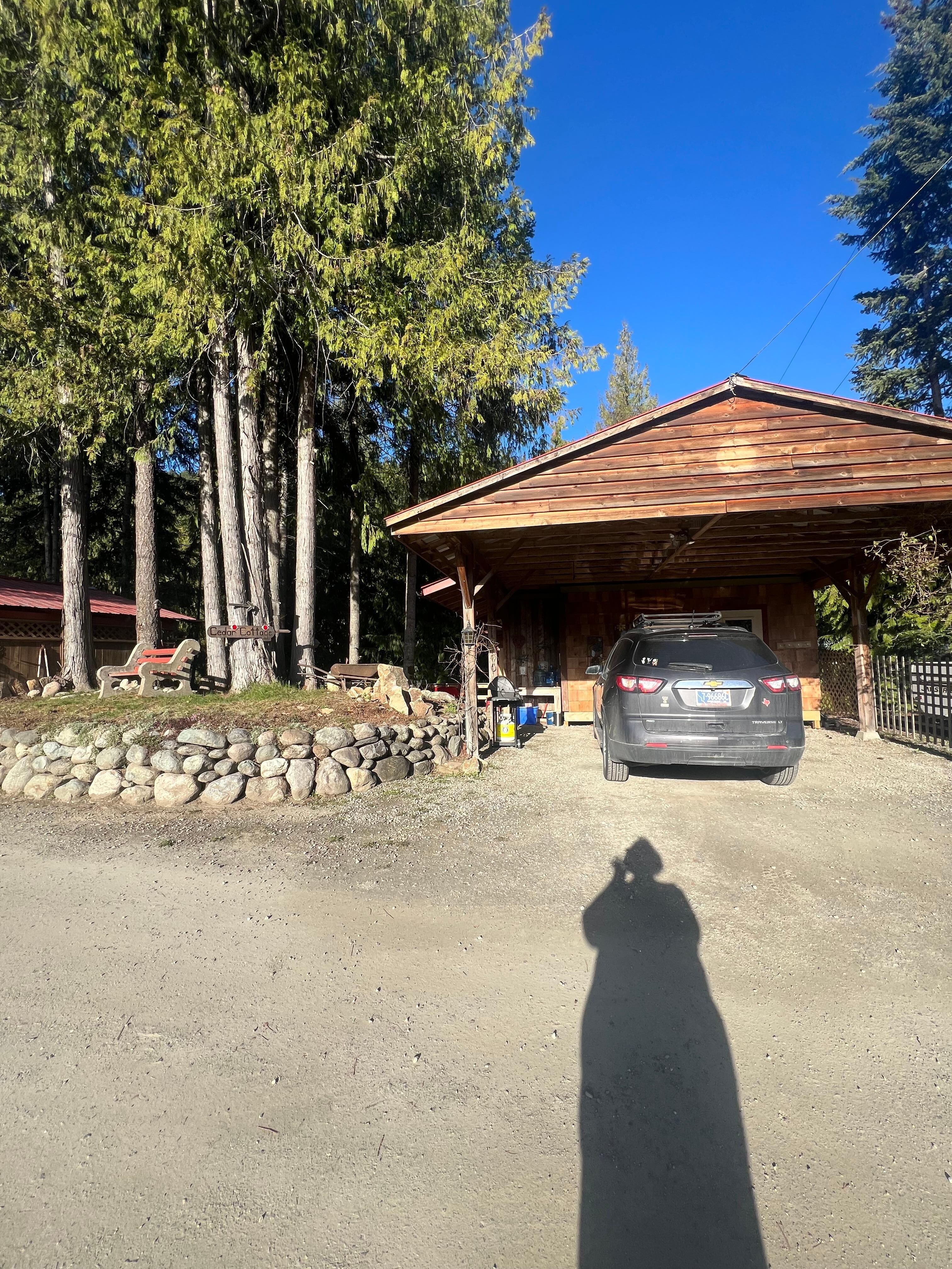 From driveway 