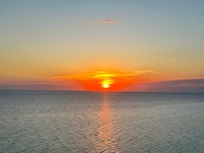 Sunset from the balcony!