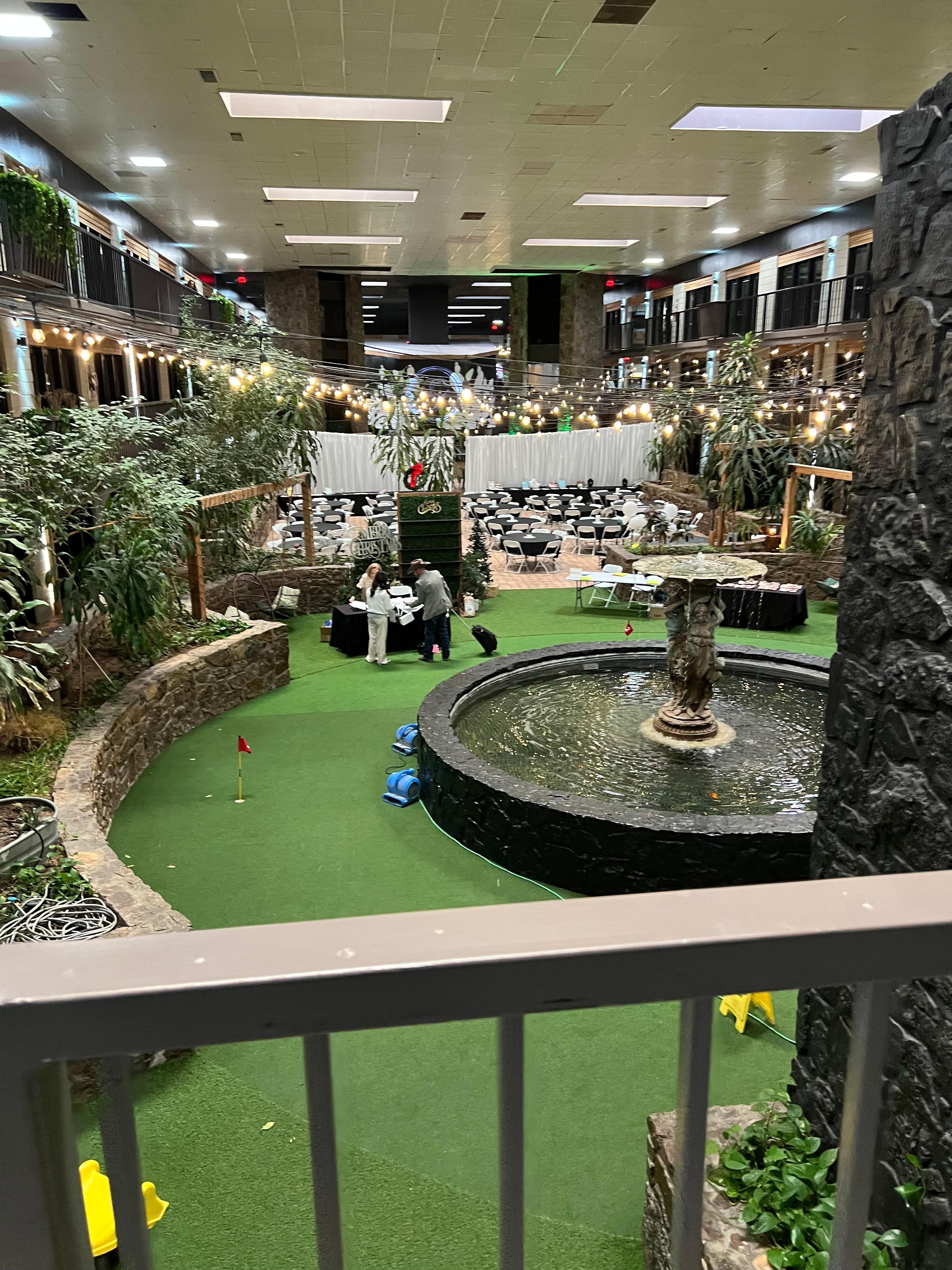 Atrium - there was an event going on