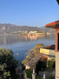 View towards the island.